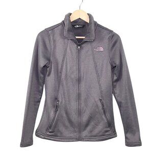 The North Face Gray Full Zip Fleece Lined Jacket w/ Pockets | Size Small